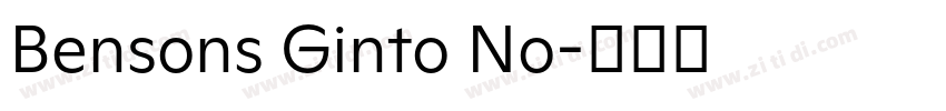 Bensons Ginto No字体转换 Bensons Ginto No字体转换